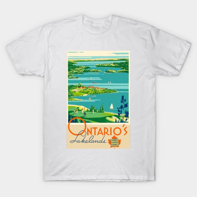 Poster Ontario Lakelands T-Shirt by Yaelledark